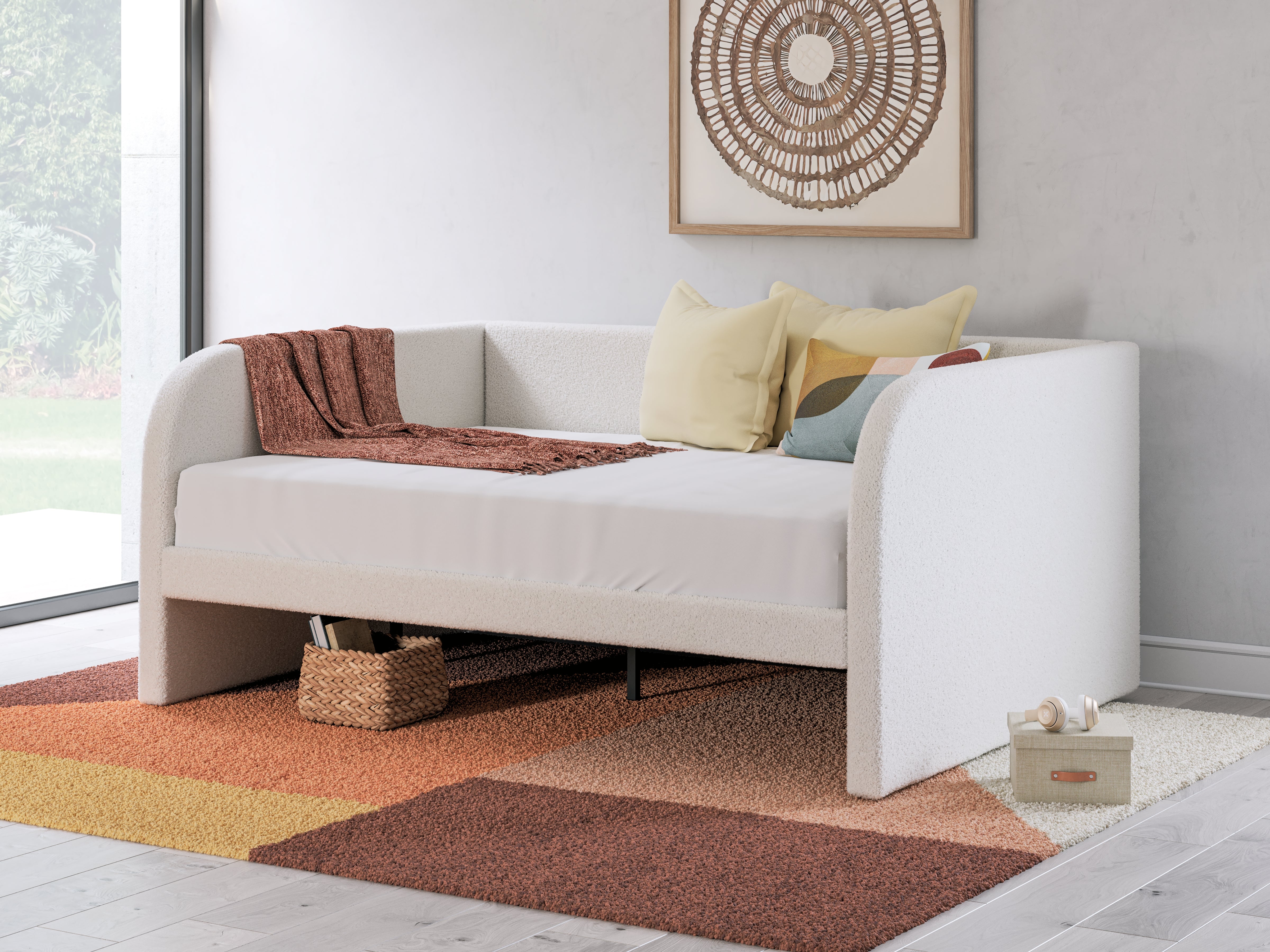 Hoover Furniture Outlet - Ashley Furniture - Arloster Full Upholstered Day Bed - Full Upholstered Day Bed - PCB1566B10