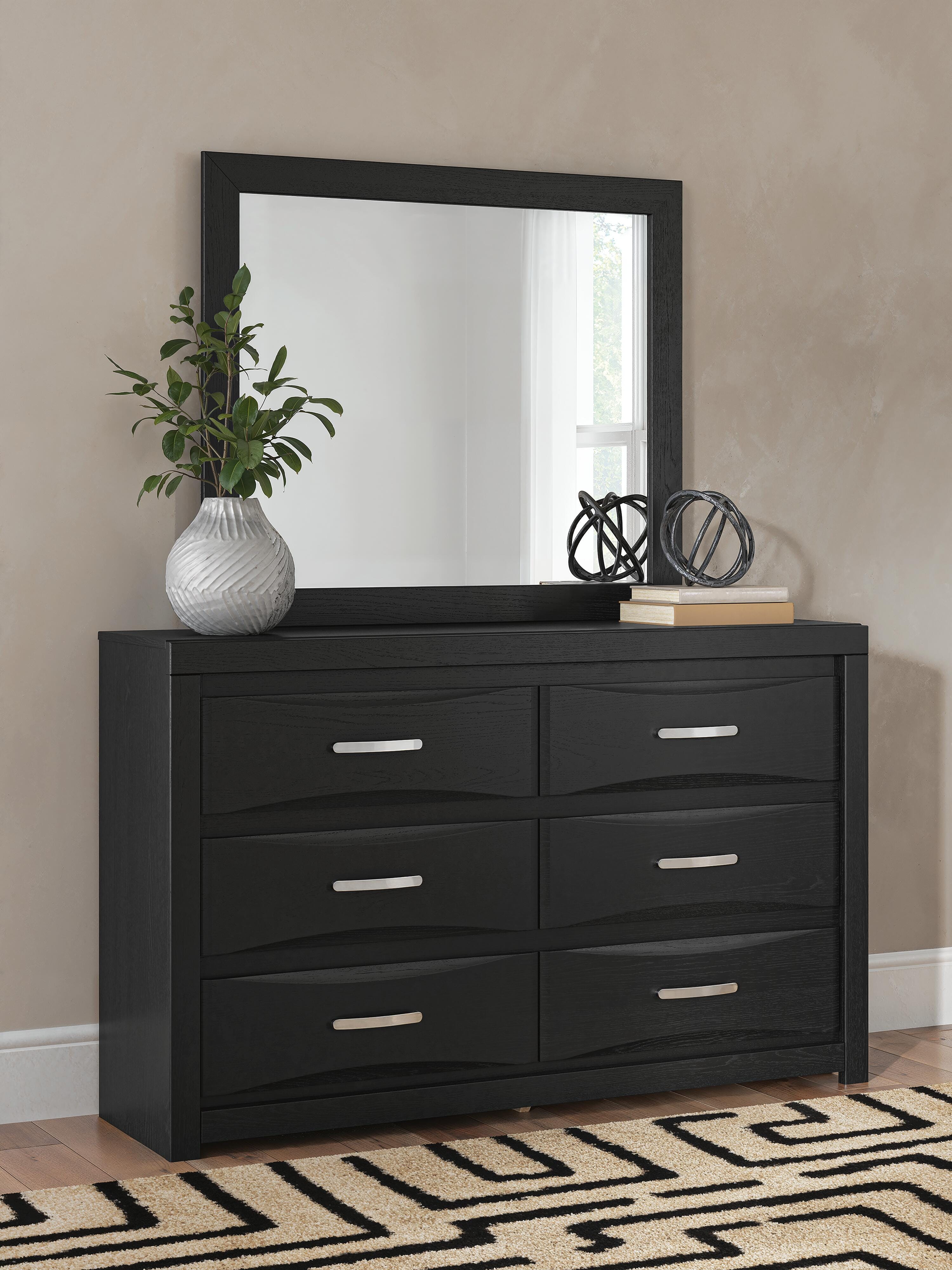 Hoover Furniture Outlet - Ashley Furniture - Stabotta Dresser and Mirror - Dresser and Mirror - PCB1755B1