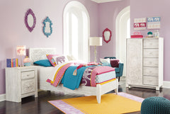 Hoover Furniture Outlet - Ashley Furniture - Paxberry Twin Panel Bed, Chest and Nightstand - Twin Panel Bed, Chest and Nightstand - B181B24