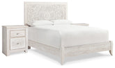 Hoover Furniture Outlet - Ashley Furniture - Paxberry Queen Panel Bed and 2 Nightstands - Queen Panel Bed and 2 Nightstands - B181B30