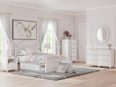 Kozlani Full Upholstered Panel Bed