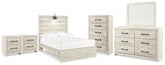 Hoover Furniture Outlet - Ashley Furniture - Cambeck Full Panel Bed, Dresser, Mirror, Chest and 2 Nightstands - Full Panel Bed, Dresser, Mirror, Chest and 2 Nightstands - B192B126
