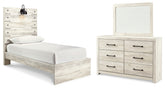 Hoover Furniture Outlet - Ashley Furniture - Cambeck Twin Panel Bed, Dresser and Mirror - Twin Panel Bed, Dresser and Mirror - B192B25
