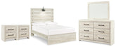 Hoover Furniture Outlet - Ashley Furniture - Cambeck Full Panel Bed, Dresser, Mirror and 2 Nightstands - Full Panel Bed, Dresser, Mirror and 2 Nightstands - B192B143