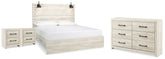 Hoover Furniture Outlet - Ashley Furniture - Cambeck King Panel Bed, Dresser and 2 Nightstands - King Panel Bed, Dresser and 2 Nightstands - B192B117