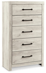 Cambeck Full Panel Storage Bed, 2 Chests and 1 Nightstand
