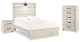 Hoover Furniture Outlet - Ashley Furniture - Cambeck Full Panel Bed, Chest and Nightstand - Full Panel Bed, Chest and Nightstand - B192B98