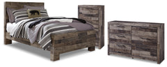 Hoover Furniture Outlet - Ashley Furniture - Derekson Full Panel Bed, Dresser and Chest - Full Panel Bed, Dresser and Chest - B200B77