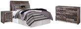 Hoover Furniture Outlet - Ashley Furniture - Derekson Full Panel Headboard, Dresser and Nightstand - Full Panel Headboard, Dresser and Nightstand - B200B57