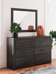 Hoover Furniture Outlet - Ashley Furniture - Hollivern Dresser and Mirror - Dresser and Mirror - PCB2108B1