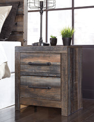 Hoover Furniture Outlet - Ashley Furniture - Drystan Nightstand - Two Drawer Night Stand - B211-92