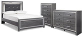 Hoover Furniture Outlet - Ashley Furniture - Lodanna Full Panel Bed, Dresser and Chest - Full Panel Bed, Dresser and Chest - B214B52