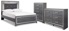 Hoover Furniture Outlet - Ashley Furniture - Lodanna Full Panel Bed, Dresser and Chest - Full Panel Bed, Dresser and Chest - B214B52