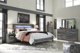 Hoover Furniture Outlet - Ashley Furniture - Baystorm King Panel Bed, Dresser, Mirror, Chest and 2 Nightstands - King Panel Bed, Dresser, Mirror, Chest and 2 Nightstands - B221B53