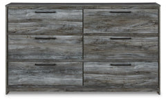 Baystorm Queen Panel Bed with Storage, Dresser and 2 Nightstands