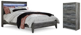 Hoover Furniture Outlet - Ashley Furniture - Baystorm Queen Panel Bed and Chest - Queen Panel Bed and Chest - B221B99
