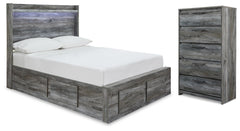 Hoover Furniture Outlet - Ashley Furniture - Baystorm Full Storage Bed and Chest - Full Storage Bed and Chest - B221B79