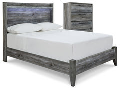 Hoover Furniture Outlet - Ashley Furniture - Baystorm Full Panel Bed and Chest - Full Panel Bed and Chest - B221B50