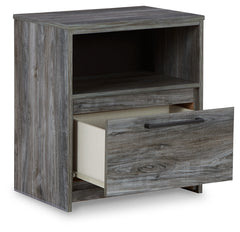 Baystorm Queen Panel Storage Bed and Nightstand