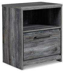 Baystorm Queen Panel Storage Bed and Nightstand