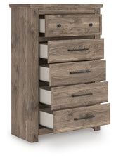 Hoover Furniture Outlet - Ashley Furniture - Rusticott Chest of Drawers - Five Drawer Chest - PCB2260-46