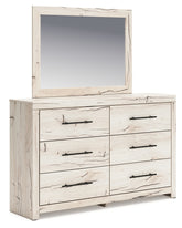 Hoover Furniture Outlet - Ashley Furniture - Lawroy Dresser and Mirror - Dresser and Mirror - B2310B1