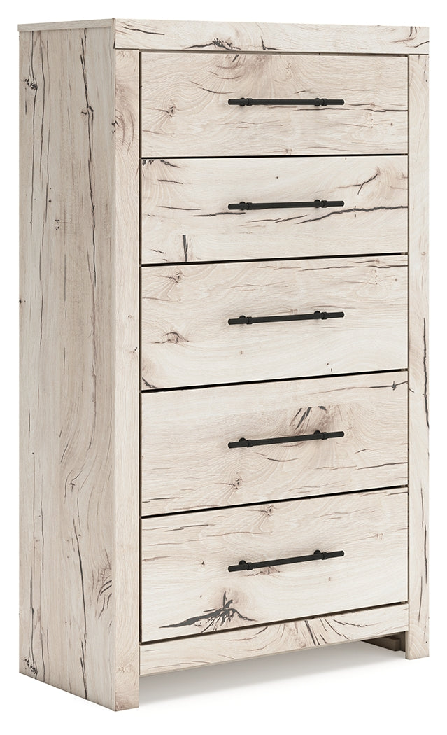 Hoover Furniture Outlet - Ashley Furniture - Lawroy Chest of Drawers - Five Drawer Chest - B2310-46