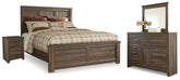 Hoover Furniture Outlet - Ashley Furniture - Juararo Queen Panel Bed, Dresser, Mirror and Nightstand - Queen Panel Bed, Dresser, Mirror and Nightstand - B251B23