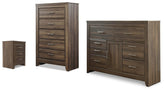 Hoover Furniture Outlet - Ashley Furniture - Juararo Dresser, Chest and Nightstand - Dresser, Chest and Nightstand - B251B52