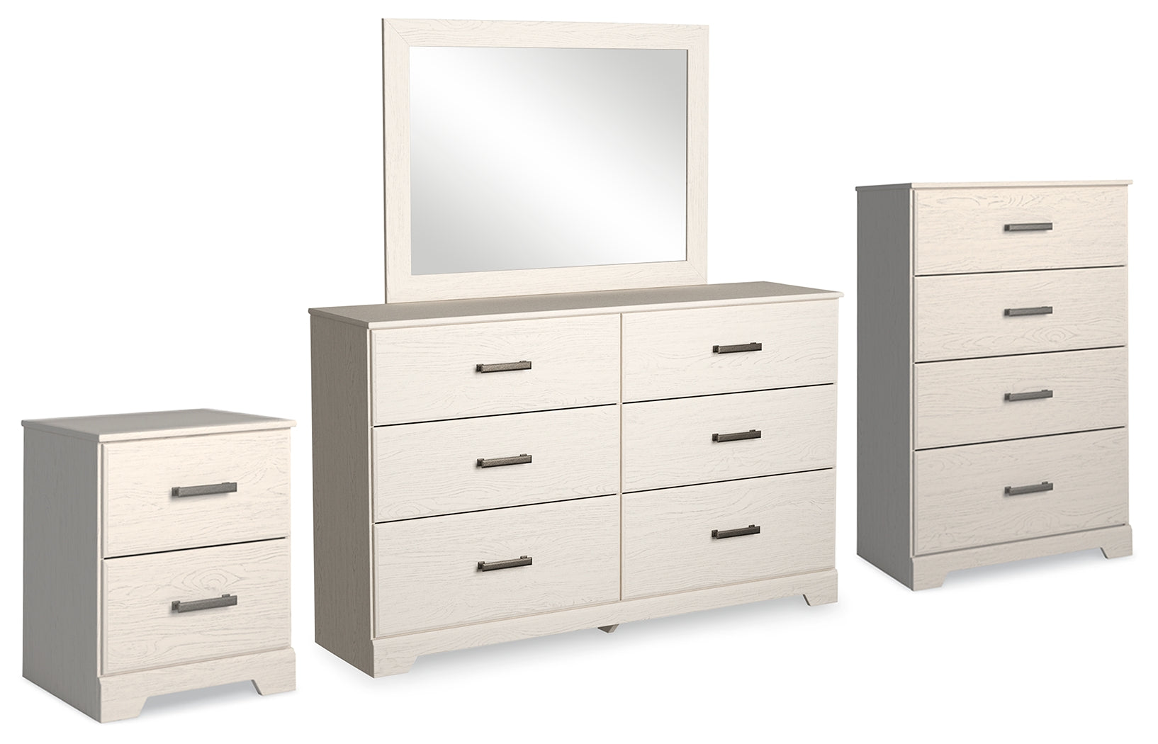 Hoover Furniture Outlet - Ashley Furniture - Stelsie Dresser, Mirror, Chest and Nightstand - Dresser, Mirror, Chest and Nightstand - B2588B15