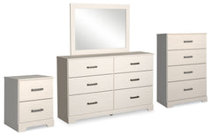 Hoover Furniture Outlet - Ashley Furniture - Stelsie Dresser, Mirror, Chest and Nightstand - Dresser, Mirror, Chest and Nightstand - B2588B15