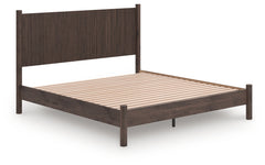Hoover Furniture Outlet - Ashley Furniture - Pamytta King Panel Platform Bed - King Panel Platform Bed - PCB2614B27
