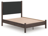 Hoover Furniture Outlet - Ashley Furniture - Pamytta Full Upholstered Panel Platform Bed - Full Upholstered Panel Platform Bed - PCB2614B10