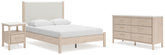 Hoover Furniture Outlet - Ashley Furniture - Cadmori Queen Upholstered Panel Bed, Dresser and Nightstand - Queen Upholstered Panel Bed, Dresser and Nightstand - B2615B10