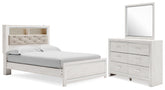 Hoover Furniture Outlet - Ashley Furniture - Altyra Queen Upholstered Panel Bed, Dresser and Mirror - Queen Upholstered Panel Bed, Dresser and Mirror - B2640B25