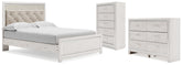 Hoover Furniture Outlet - Ashley Furniture - Altyra Queen Panel Bed, Dresser and Chest - Queen Panel Bed, Dresser and Chest - B2640B73