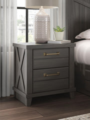 Hoover Furniture Outlet - Ashley Furniture - Vonitta Bay Nightstand - Two Drawer Night Stand - PCB2648-92
