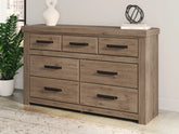 Hoover Furniture Outlet - Ashley Furniture - Oliandon Dresser - Seven Drawer Dresser - PCB2844-31