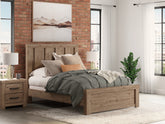 Hoover Furniture Outlet - Ashley Furniture - Oliandon Queen Panel Bed - Queen Panel Bed - PCB2844B2