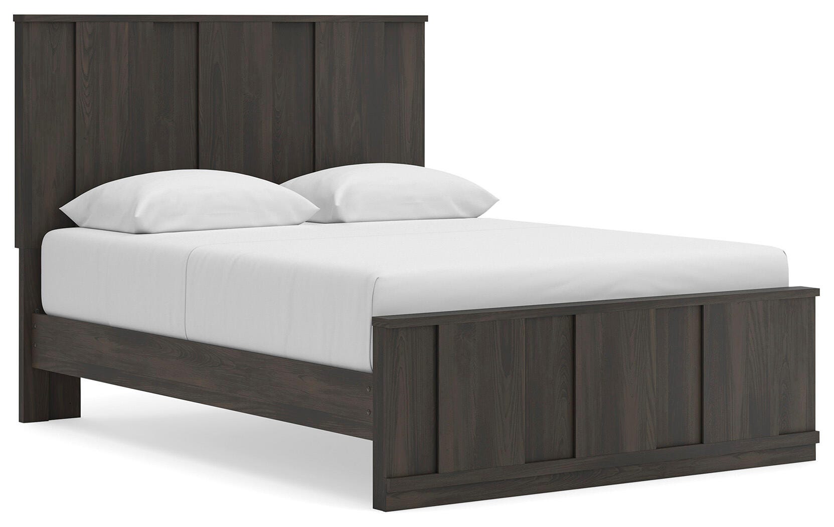 Hoover Furniture Outlet - Ashley Furniture - Shaehartin Queen Panel Platform Bed - Queen Panel Platform Bed - PCB3167B4