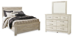 Hoover Furniture Outlet - Ashley Furniture - Bellaby Queen Panel Bed, Dresser and Mirror - Queen Panel Bed, Dresser and Mirror - B331B3