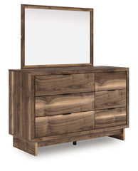 Chirason Full Panel Platform Bed, Dresser and Mirror