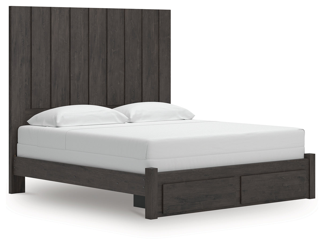 Hoover Furniture Outlet - Ashley Furniture - Fraluna King Panel Storage Bed - King Panel Storage Bed - PCB3370B9