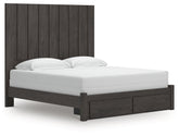Hoover Furniture Outlet - Ashley Furniture - Fraluna King Panel Storage Bed - King Panel Storage Bed - PCB3370B9