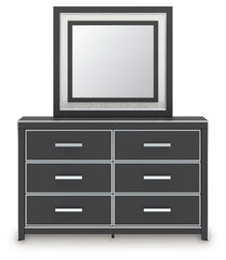 Zuraleus King Upholstered Bed, Dresser, Mirror and 2 Nightstands