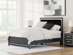 Hoover Furniture Outlet - Ashley Furniture - Zuraleus Queen Upholstered Panel Bed - Queen Upholstered Panel Bed - PCB3380B6