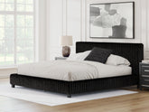 Hoover Furniture Outlet - Ashley Furniture - Zuraleus King Upholstered Bed - King Upholstered Bed - PCB3380B13