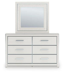 Zuraleus King Upholstered Panel Bed, Dresser, Mirror and Nightstand