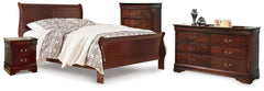 Hoover Furniture Outlet - Ashley Furniture - Alisdair Queen Sleigh Bed, Dresser, Chest and Nightstand - Queen Sleigh Bed, Dresser, Chest and Nightstand - B376B35