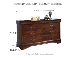 Alisdair Queen Sleigh Bed, Dresser, Chest and Nightstand